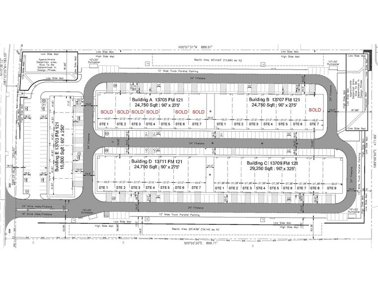 13703 FM 121, Van Alstyne, TX à vendre - Plan de site - Image 3 de 4