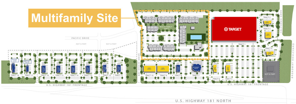 Highway 181 and Broadway Blvd, Portland, TX for sale - Building Photo - Image 2 of 2