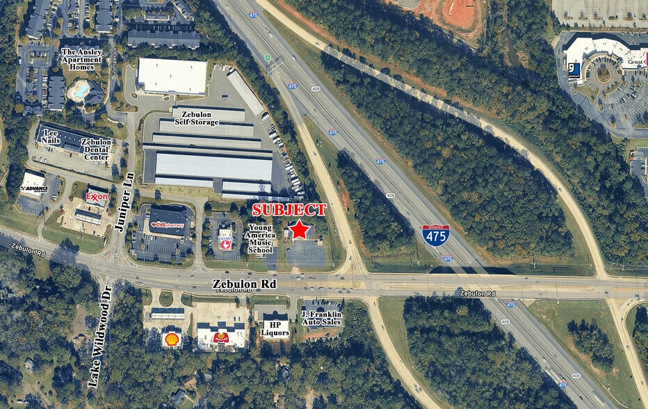 6351 Zebulon Rd, Macon-Bibb, GA à louer - Aérien - Image 3 de 4
