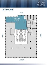 2120 L St NW, Washington, DC for lease Floor Plan- Image 1 of 1
