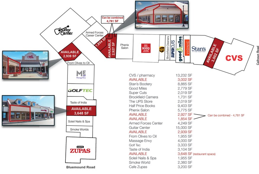 17105-17165 W Bluemound Rd, Brookfield, WI for lease - Building Photo - Image 2 of 10