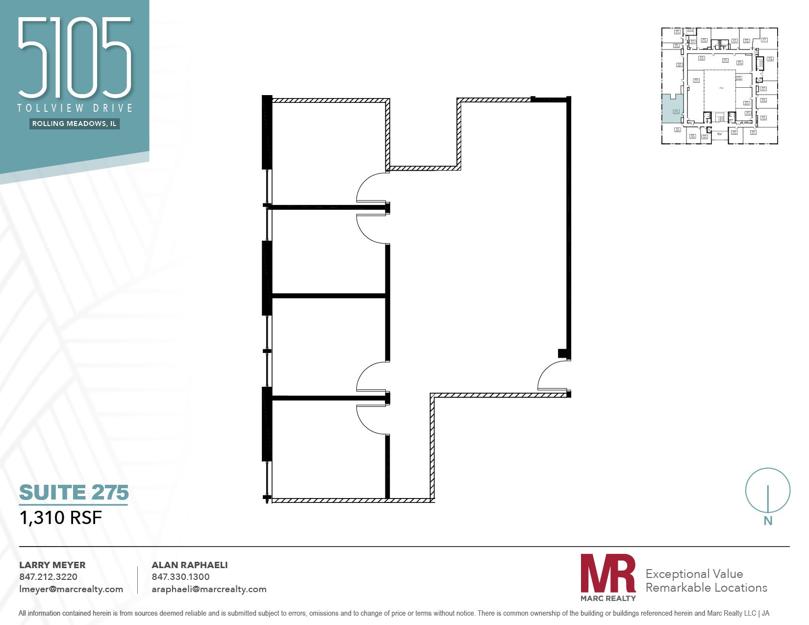 5105 Tollview Dr, Rolling Meadows, IL à louer Plan d’étage- Image 1 de 1