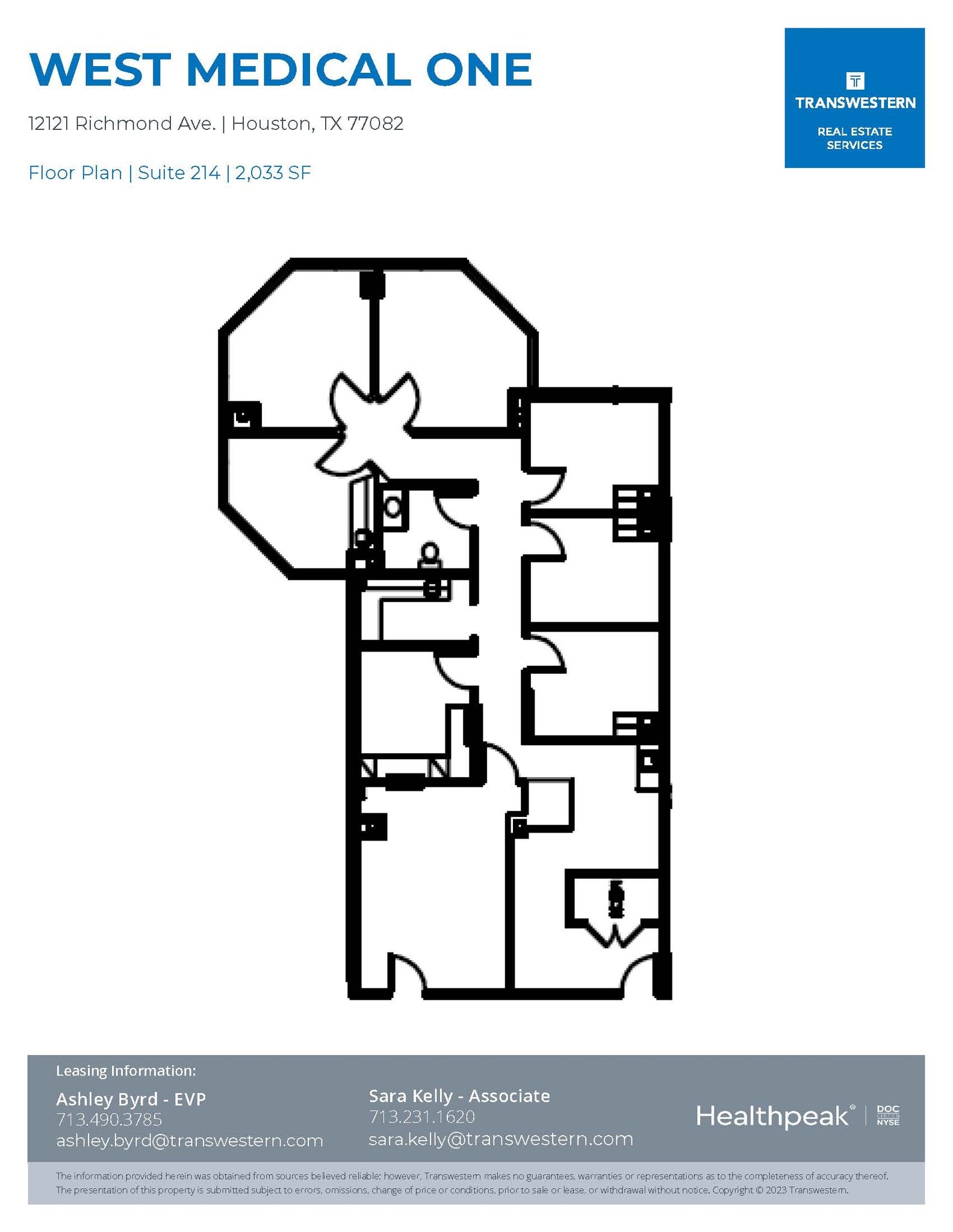 12121 Richmond Ave, Houston, TX à louer Plan d’étage- Image 1 de 1