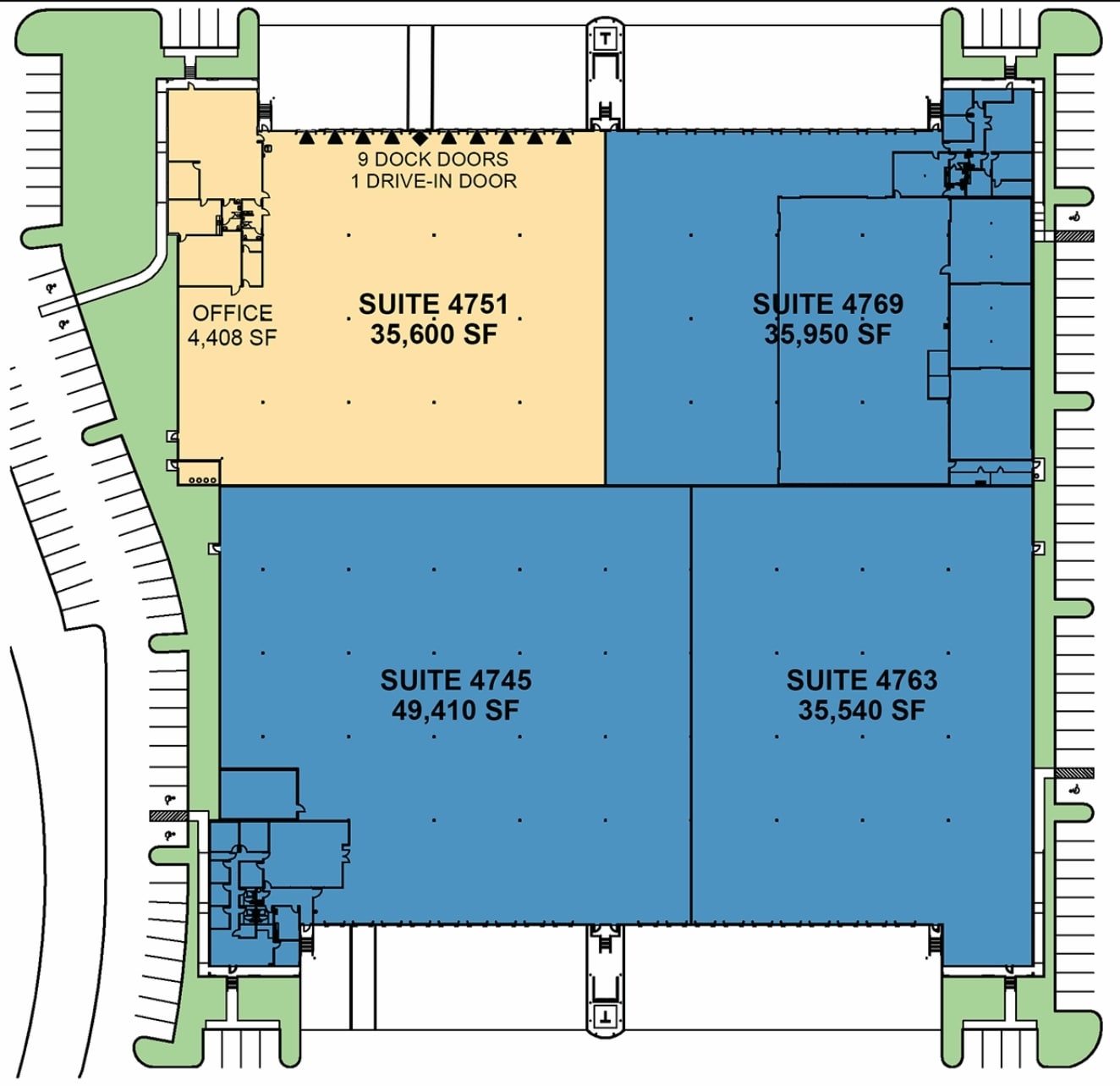 8600-8655 Elm Fair Blvd, Tampa, FL à louer Plan de site- Image 1 de 2