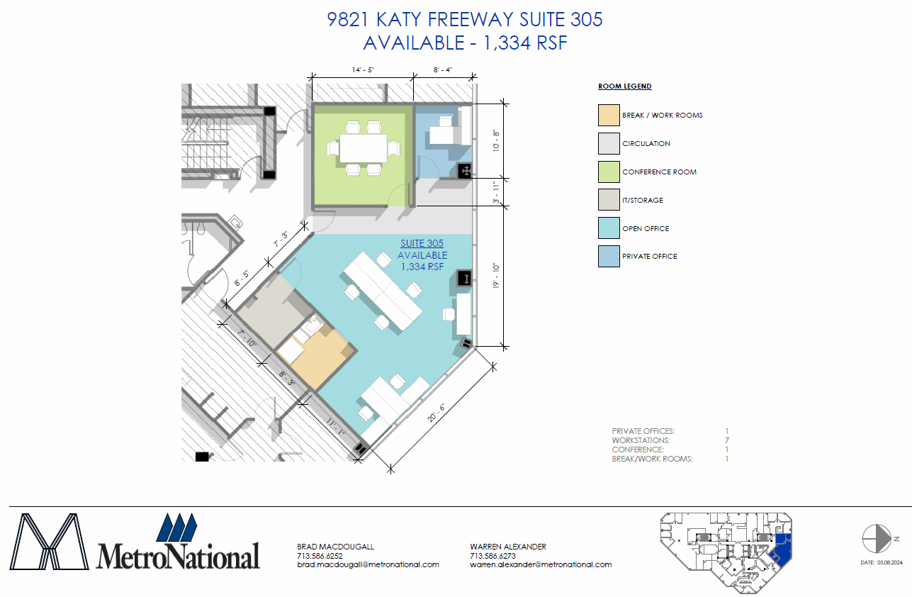 9821 Katy Fwy, Houston, TX for lease Floor Plan- Image 1 of 1