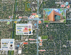 1124 Florence Ave, Evanston, IL - AERIAL  map view