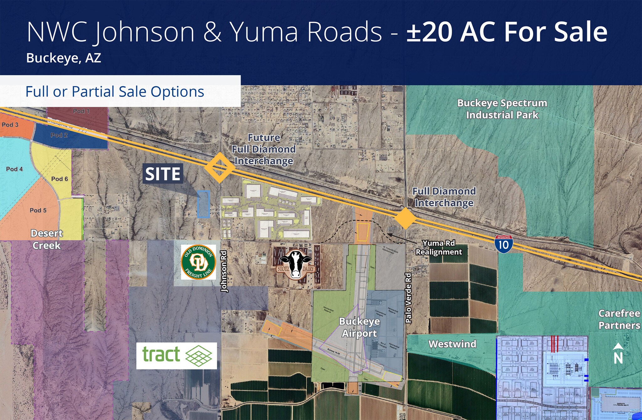 SWC of Johnson Road & I-10, Buckeye, AZ à vendre Photo du bâtiment- Image 1 de 3