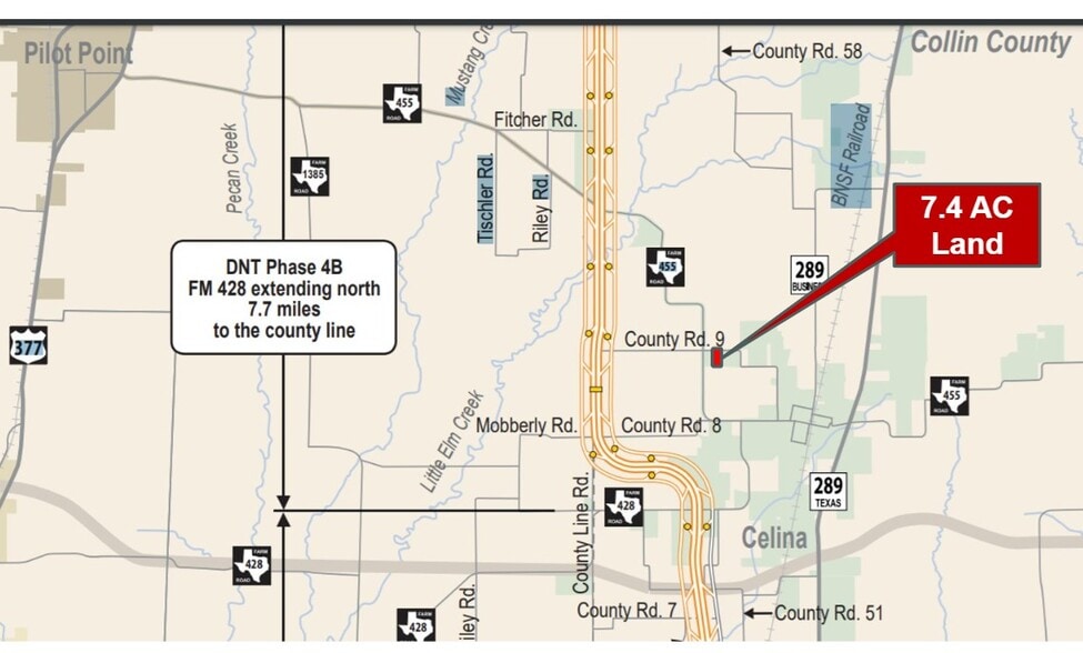 Rawhide Rd & W J Fred Smith Pkwy Rd, Celina, TX à vendre - Autre - Image 2 de 6