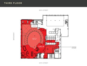 1540 Broadway, New York, NY à louer Plan d  tage- Image 2 de 2