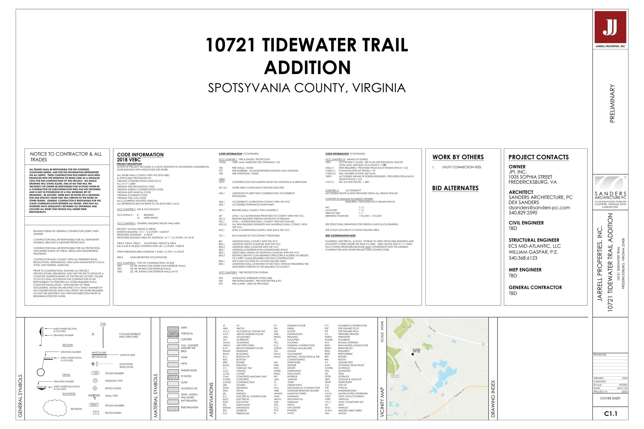 10721 Tidewater Trl, Fredericksburg, VA for lease Site Plan- Image 1 of 1