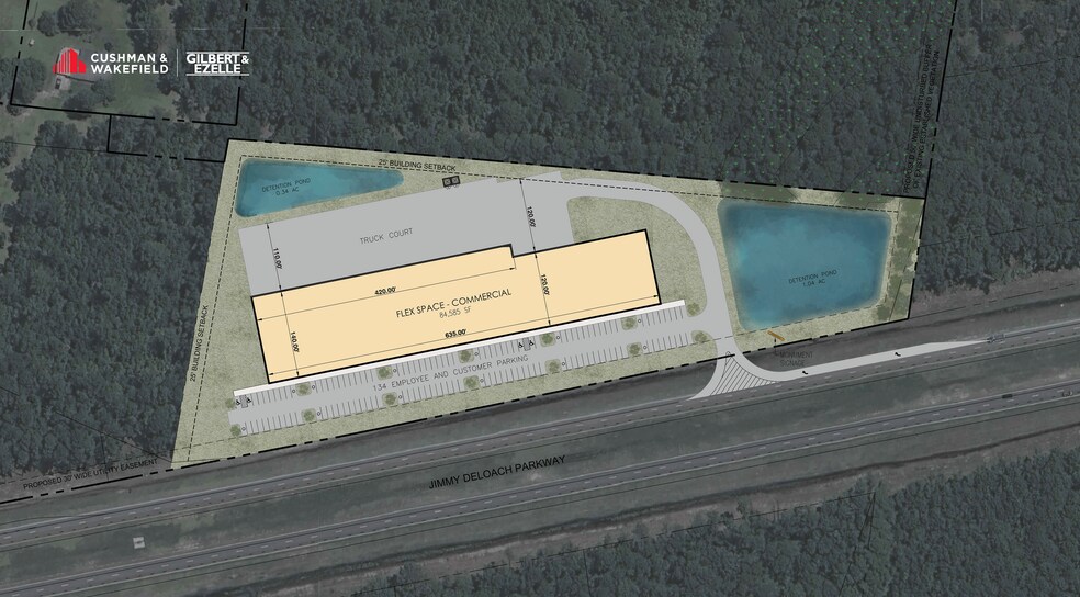 0 Jimmy Deloach Parkway, Bloomingdale, GA à vendre - Plan de site - Image 2 de 3