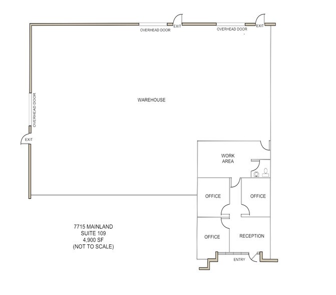 7715 Mainland Dr, San Antonio, TX à louer - Plan d’étage - Image 3 de 4
