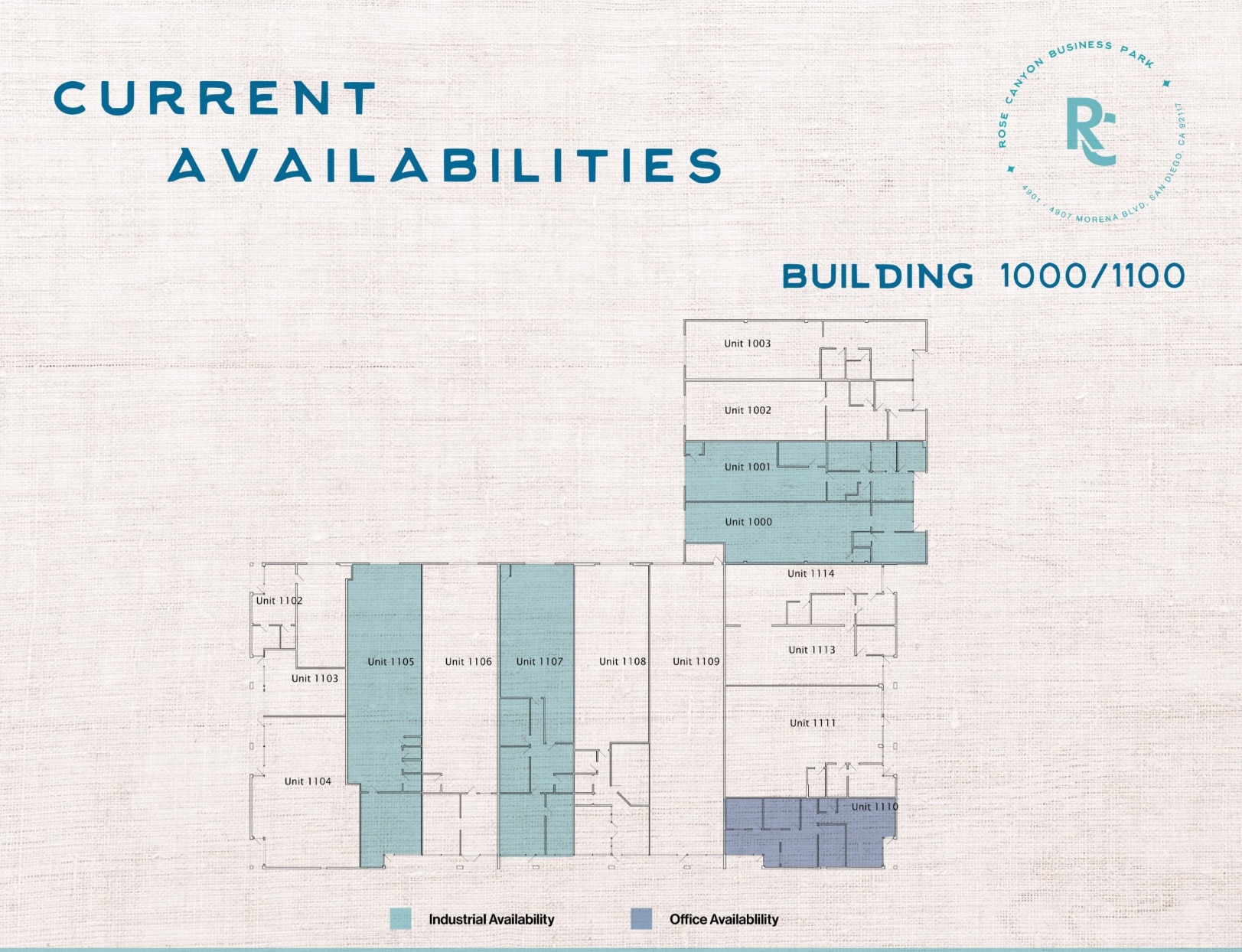 4901-4907 Morena Blvd, San Diego, CA à louer Plan d’étage- Image 1 de 7