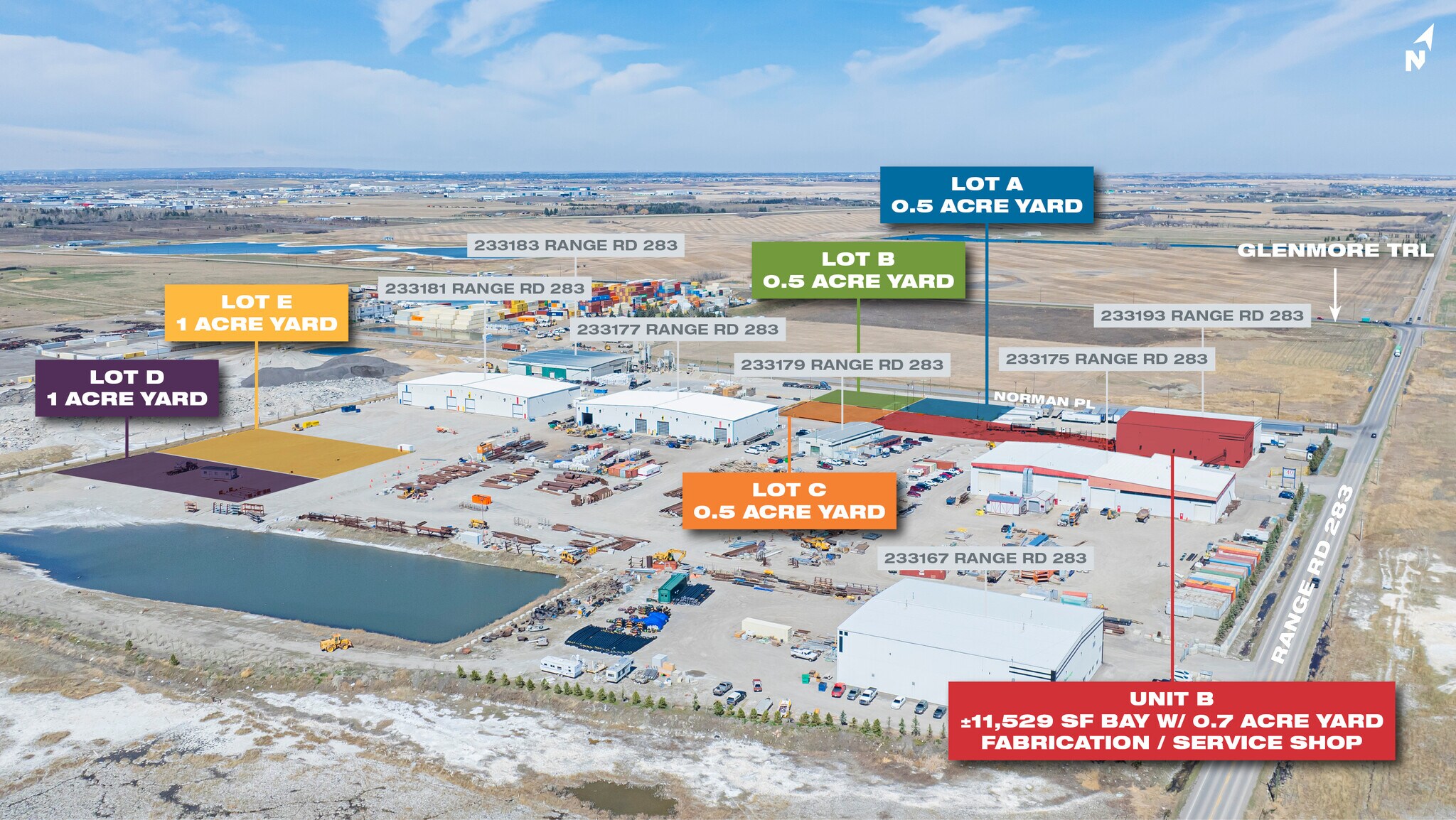 233175 Range Rd, Rocky View No 44, AB for sale Aerial- Image 1 of 1