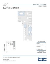 429 Santa Monica Blvd, Santa Monica, CA à louer Plan d  tage- Image 1 de 1