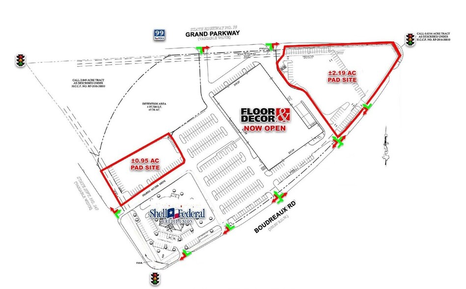 SEC Hwy 249 & Hwy 99, Tomball, TX à vendre - Plan de site - Image 2 de 2