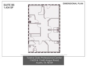 11623 Angus Rd, Austin, TX à louer Plan d’étage- Image 1 de 1