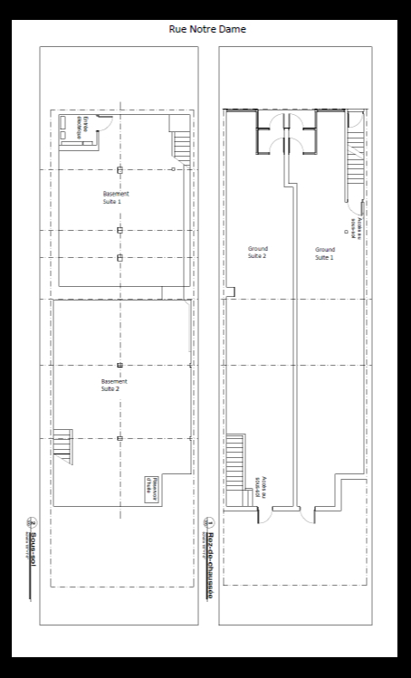 3437-3439 Rue Notre-Dame O, Montréal, QC for lease Floor Plan- Image 1 of 2