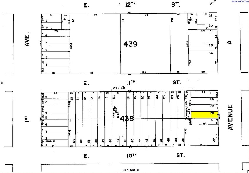 167 Avenue A, New York, NY for lease - Plat Map - Image 2 of 7