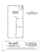 13020 San Fernando Rd, Sylmar, CA for lease Floor Plan- Image 1 of 1
