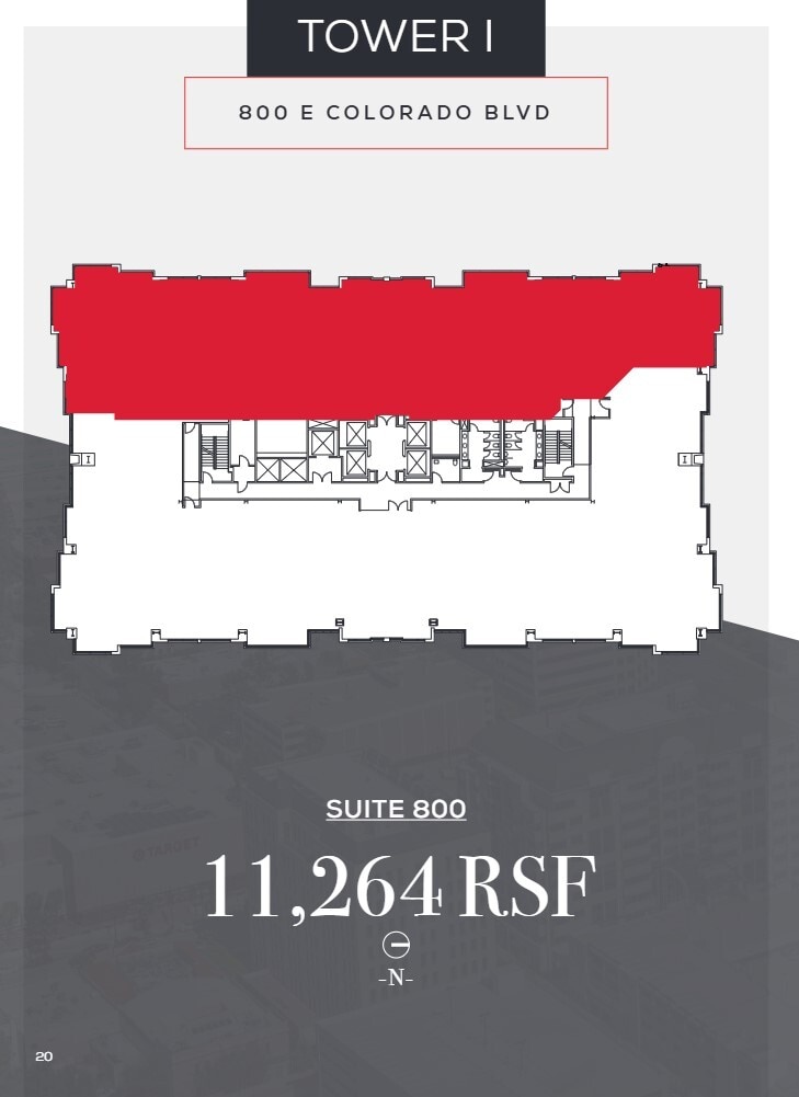800 E Colorado Blvd, Pasadena, CA for lease Floor Plan- Image 1 of 1
