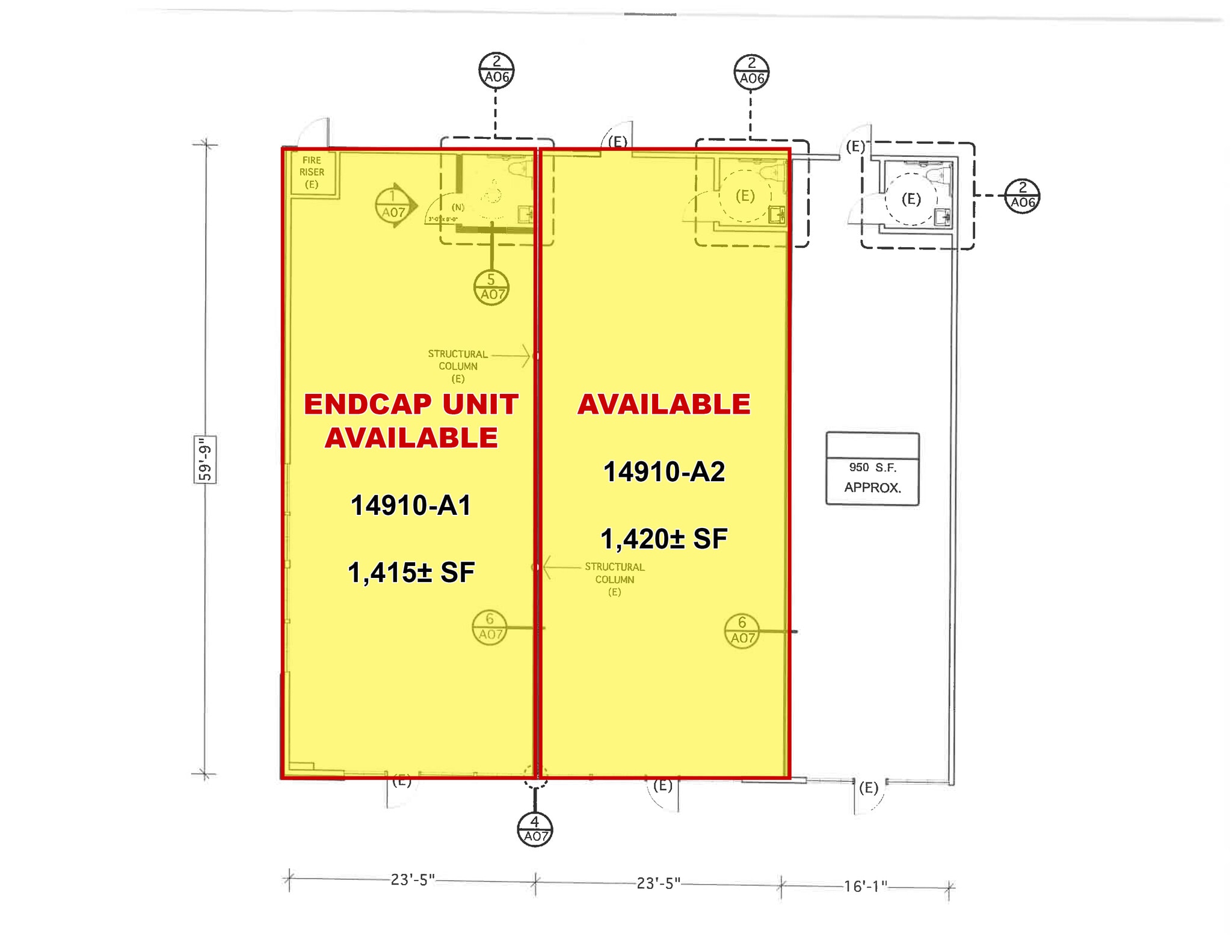 14910-14950 Perris Blvd, Moreno Valley, CA for lease Floor Plan- Image 1 of 4