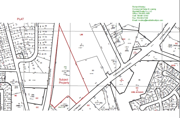 7607 Veterans Pkwy, Columbus, GA à vendre - Plan cadastral - Image 1 de 1