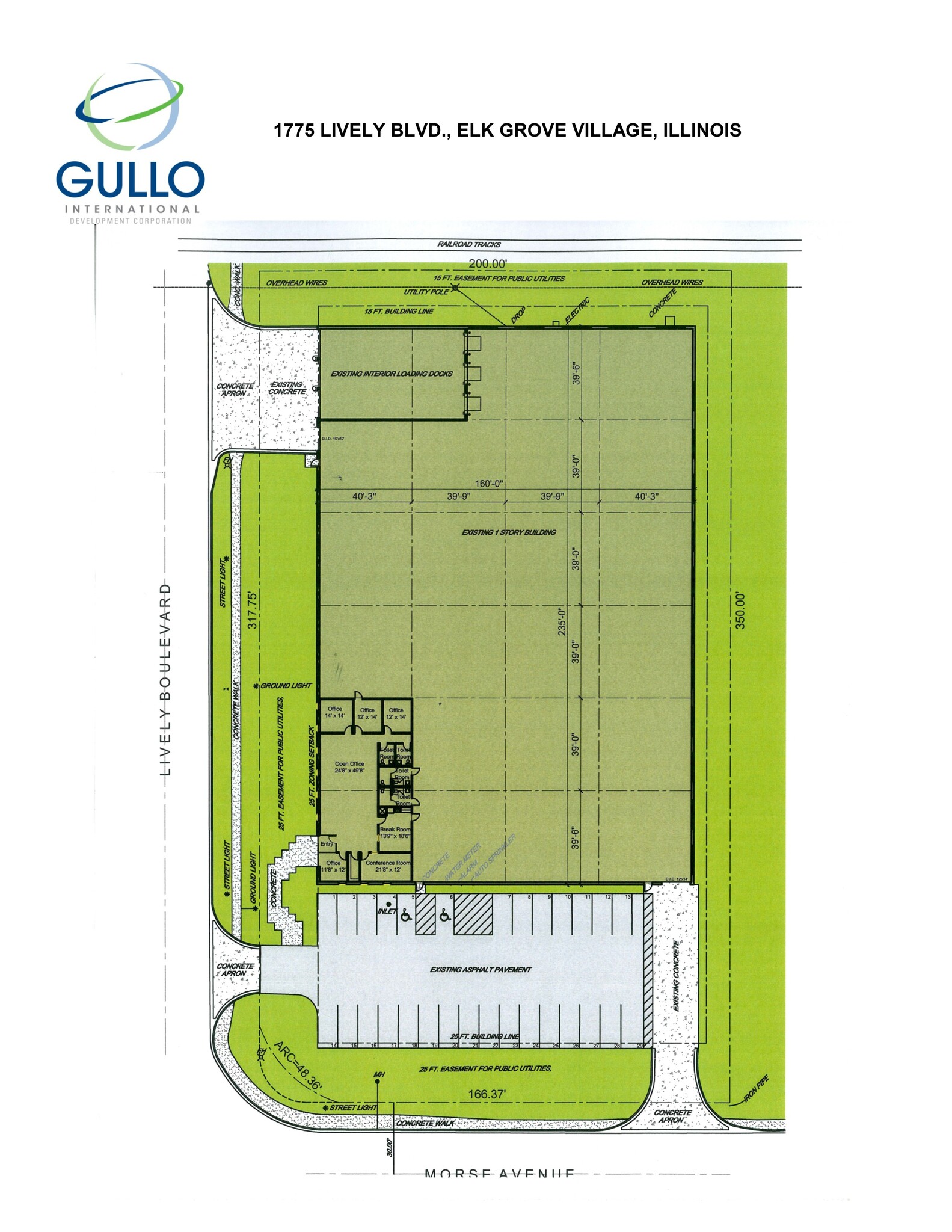 1775 Lively Blvd, Elk Grove Village, IL for lease Site Plan- Image 1 of 1