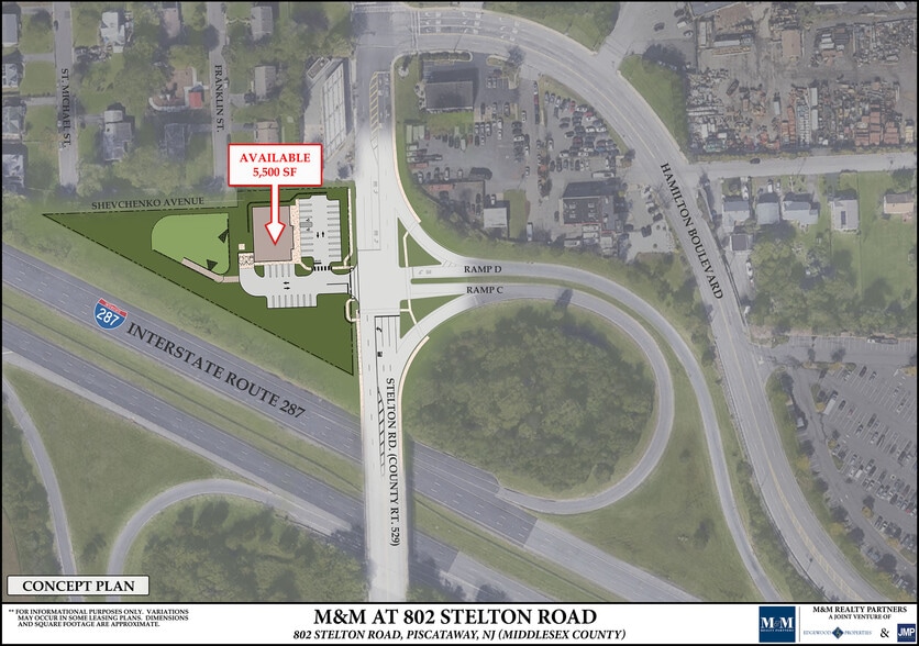 802 Stelton Rd, Piscataway, NJ for lease - Site Plan - Image 1 of 1