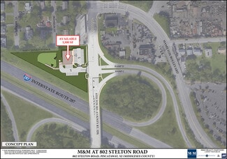 Plus de détails pour 802 Stelton Rd, Piscataway, NJ - Terrain à louer