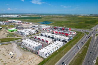 10960 42 St NE, Calgary, AB - AERIAL  map view