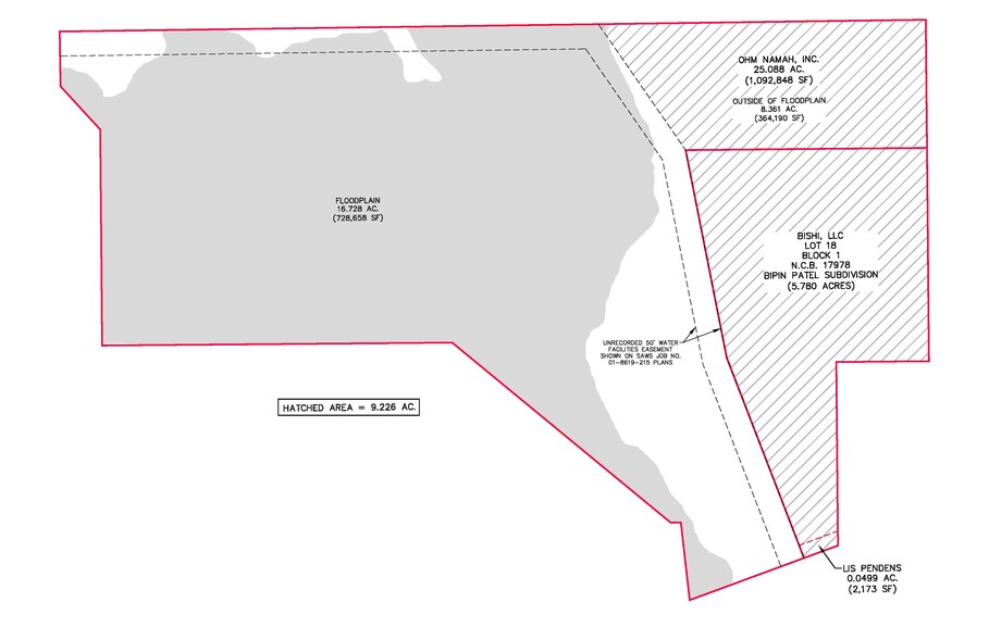 E IH-10 E & Foster Rd, San Antonio, TX à vendre - Plan de site - Image 3 de 3