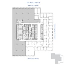 1133 Avenue of the Americas, New York, NY à louer Plan d’étage- Image 2 de 2