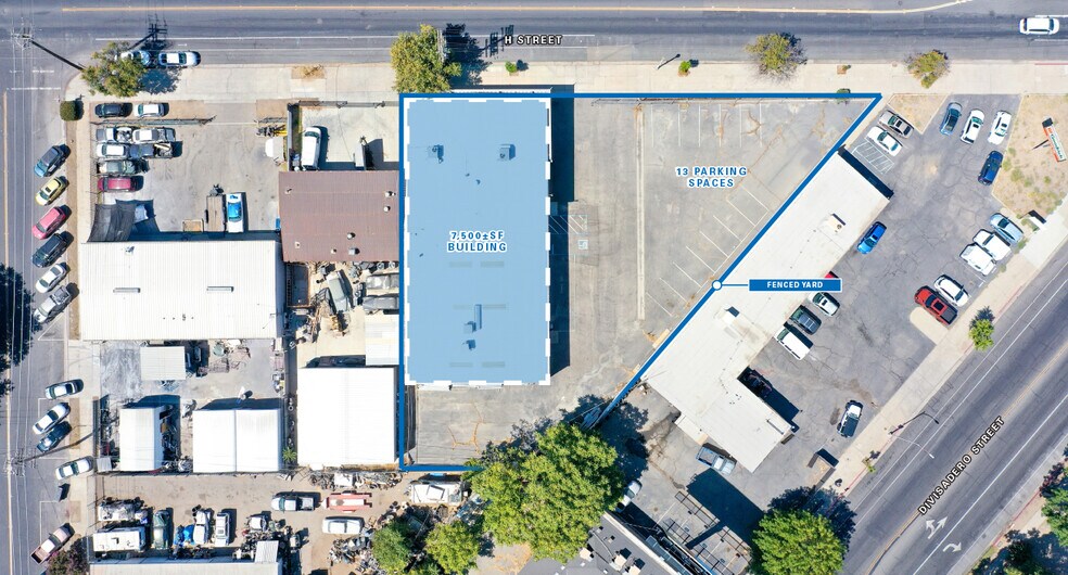 2050 H St, Fresno, CA à vendre - Photo du bâtiment - Image 2 de 8