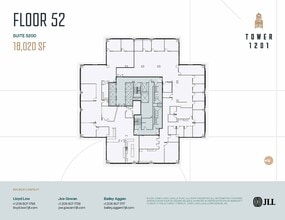 1201 3rd Ave, Seattle, WA à louer Plan d’étage- Image 1 de 1