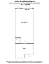 11901 Westminster Ave, Garden Grove, CA for lease Floor Plan- Image 1 of 4