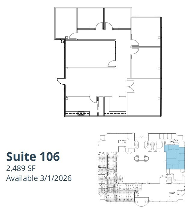 10509 Vista Sorrento Pky, San Diego, CA à louer Plan d’étage- Image 1 de 1
