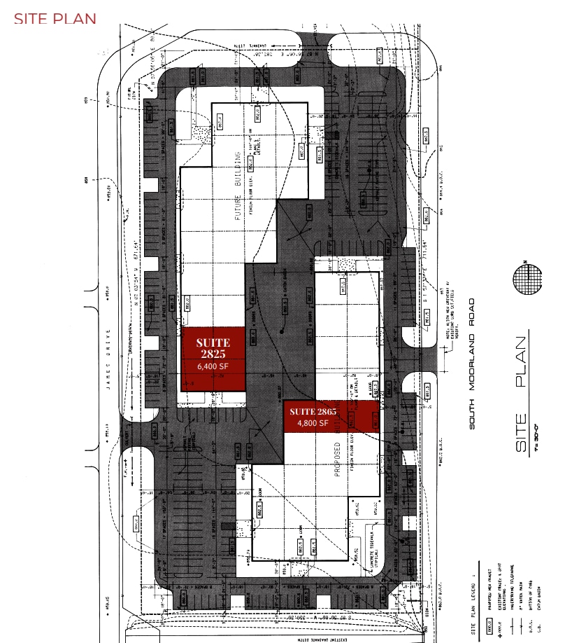 2801-2827 S Moorland Rd, New Berlin, WI à louer Plan de site- Image 1 de 1