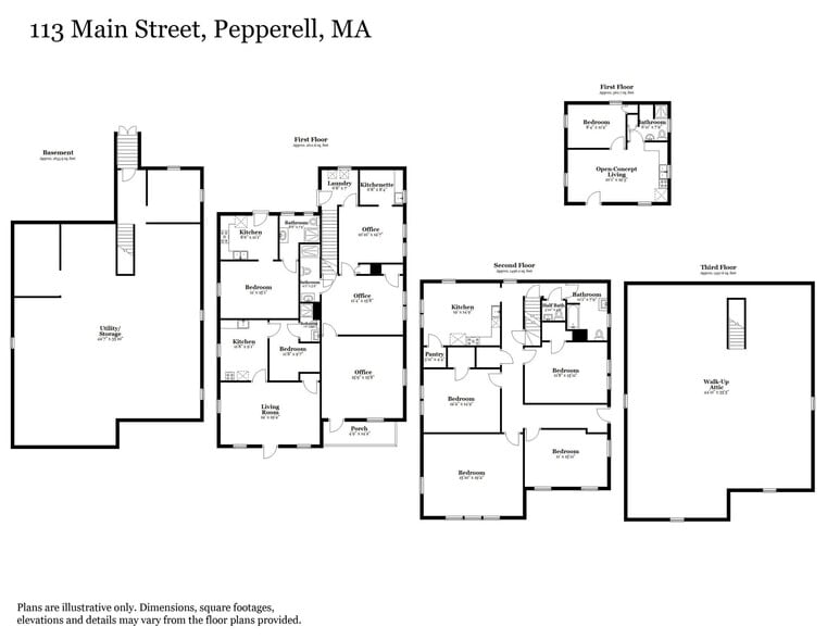 1 Foster St, Pepperell, MA for sale - Floor Plan - Image 2 of 34
