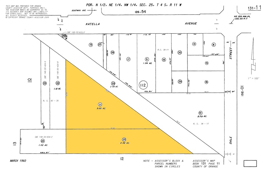 8188 Katella Ave, Stanton, CA à vendre - Plan cadastral - Image 1 de 1