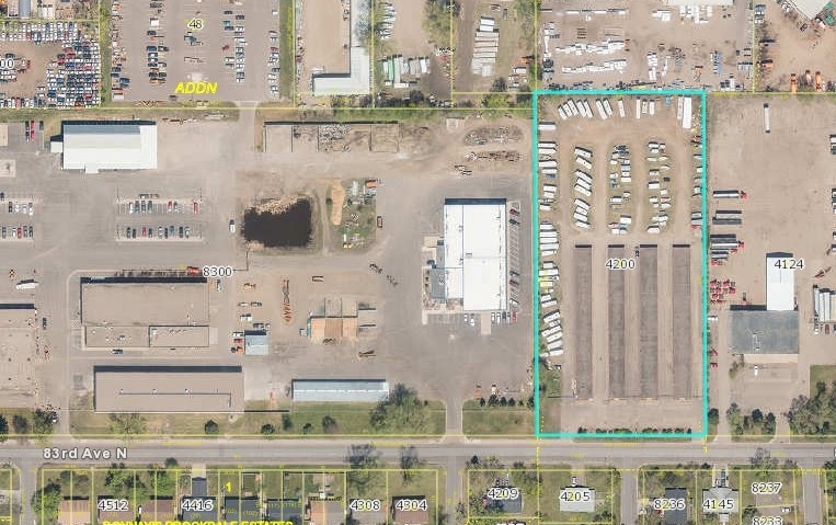 4200-4224 N 83rd Ave, Minneapolis, MN for lease - Plat Map - Image 3 of 3