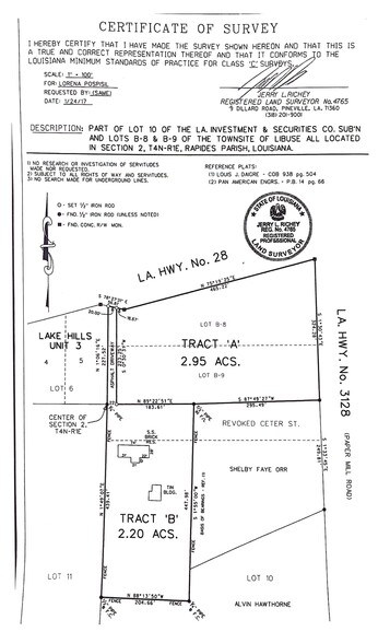 5530 LA-28 Hwy, Pineville, LA à louer - Plan de site - Image 2 de 8