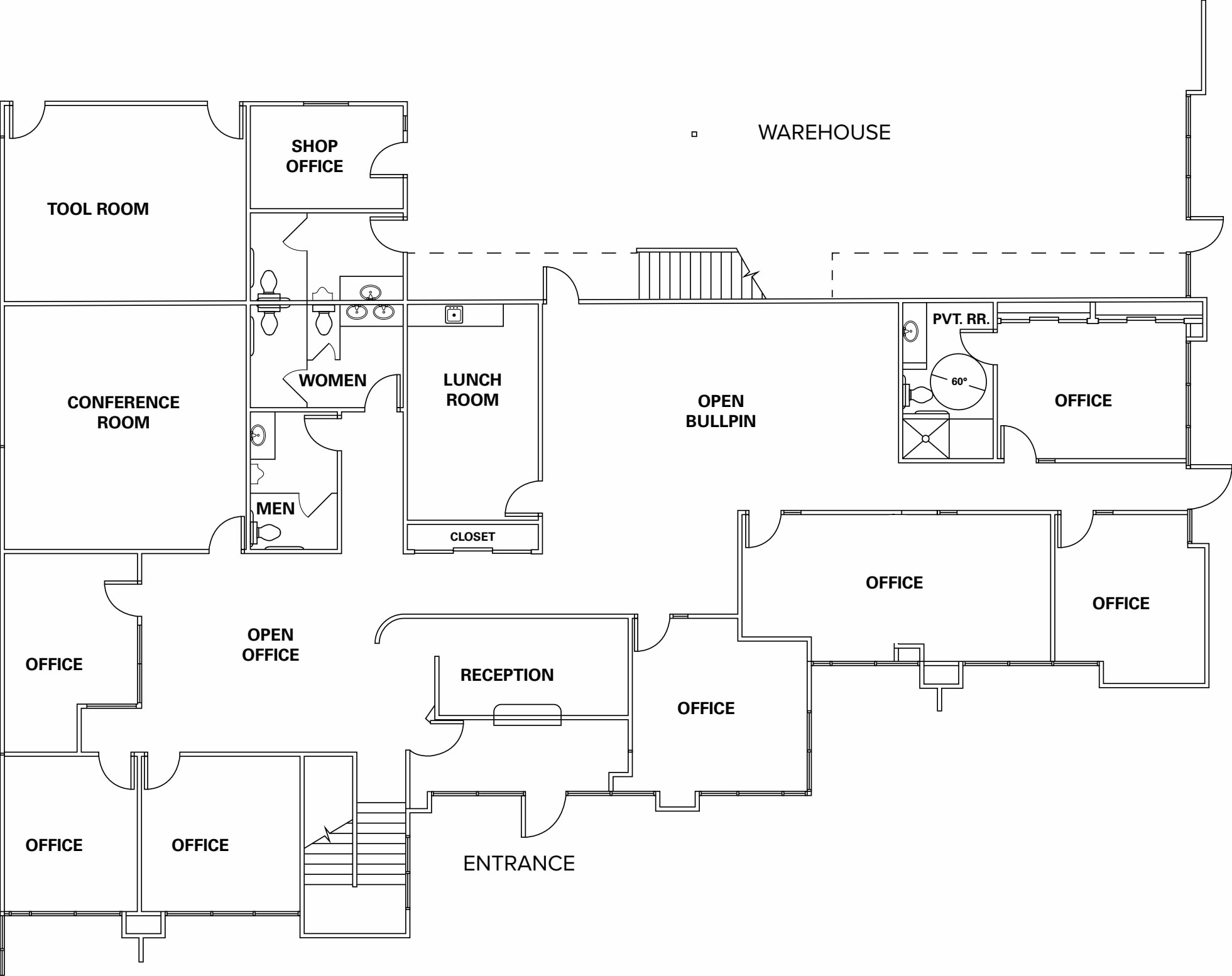 2301 Arnold Industrial Way, Concord, CA for lease Floor Plan- Image 1 of 2