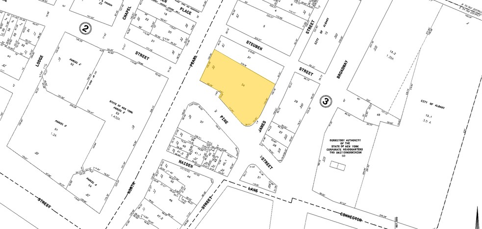 99 Pine St, Albany, NY à louer - Plan cadastral - Image 2 de 4