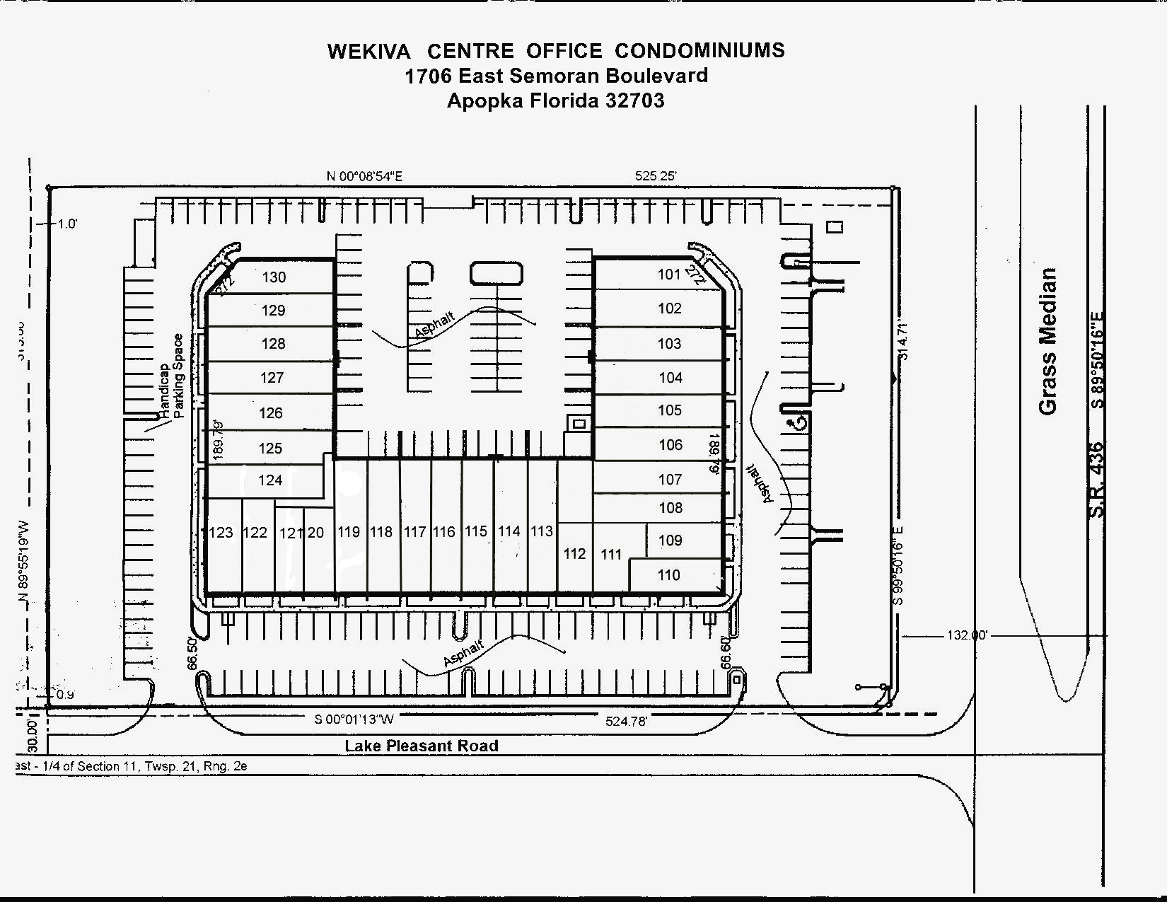 1706 E Semoran Blvd, Apopka, FL à louer Plan de site- Image 1 de 12