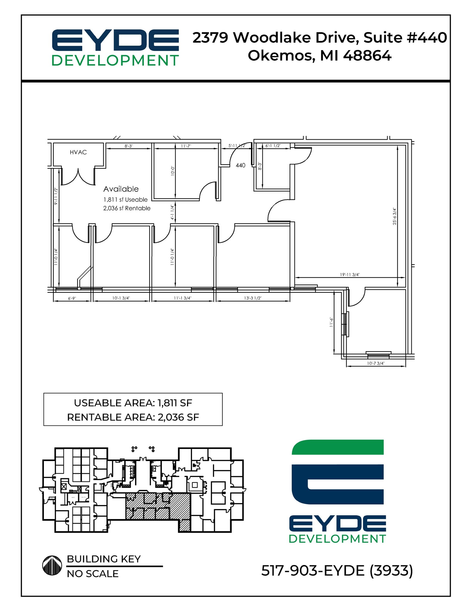 2379 Woodlake Dr, Okemos, MI à louer Plan de site- Image 1 de 1