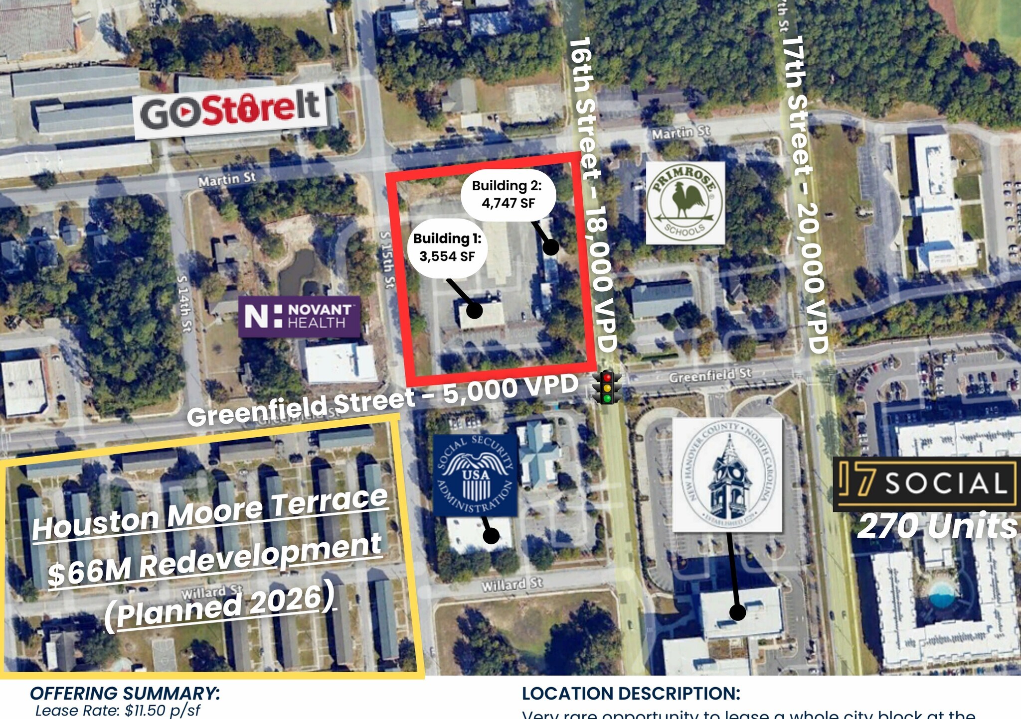 1507 Greenfield St, Wilmington, NC for lease Primary Photo- Image 1 of 11