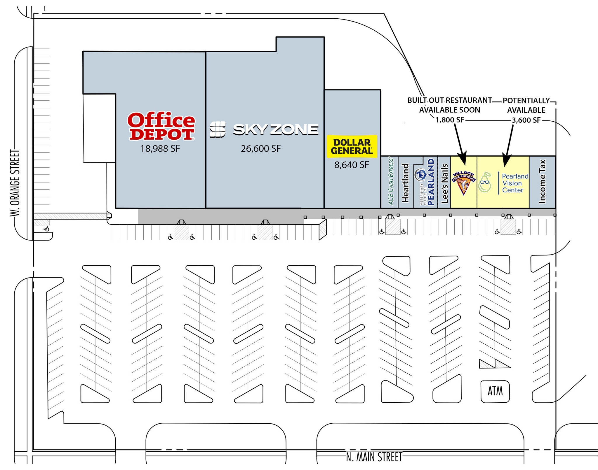 2004-2032 N Main St, Pearland, TX for lease Site Plan- Image 1 of 1