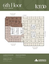 1030 15th St NW, Washington, DC à louer Plan d’étage- Image 1 de 3