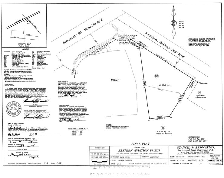 87 Ballard Ln, Selma, NC for sale - Plat Map - Image 2 of 3